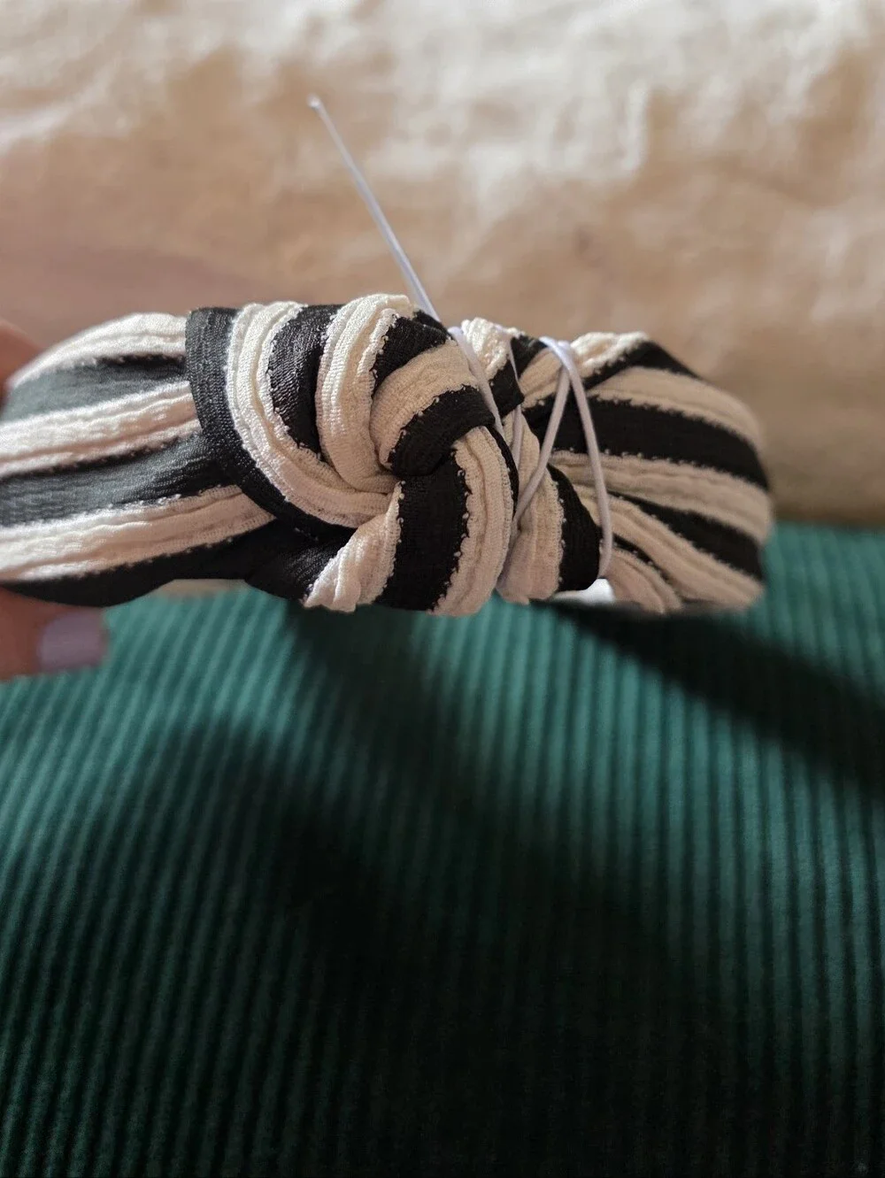 Universal Threads Striped Knotted Headband NWT